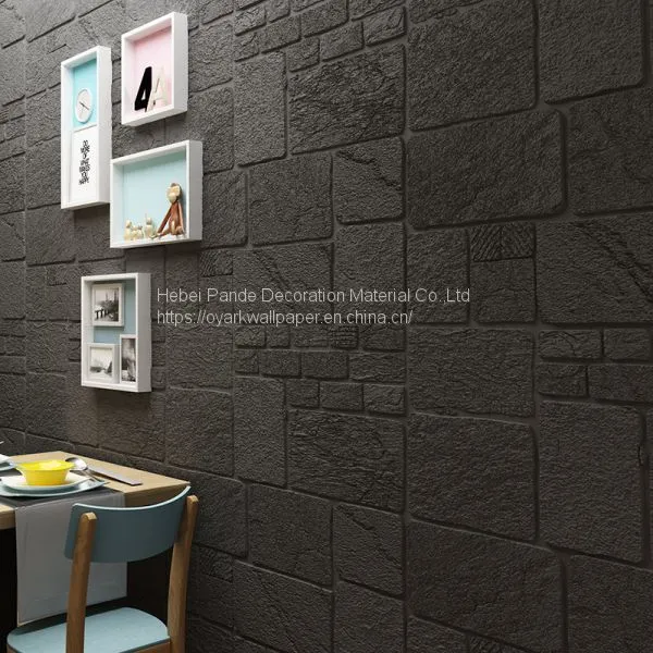 3D DIY Self Adhesive Waterproof Embossed Stone Brick Wall Sticker Foam Block CUSHIONI FOAM BRICK