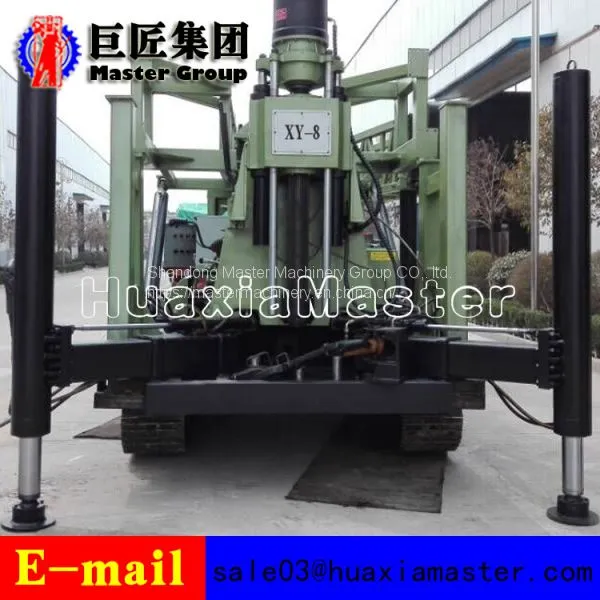 China High Quality XY-8 Hydraulic Coring Drilling Rig Large Diameter Well Drill photo-2
