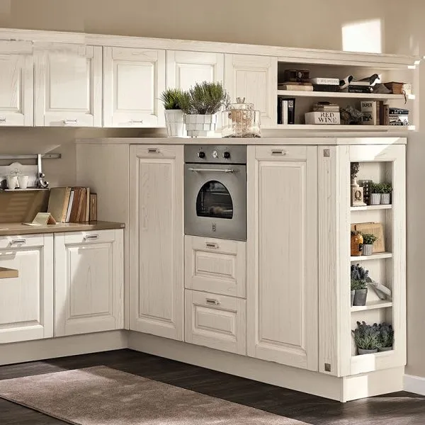 Solid Wood Kitchen Cabinet Set Design photo-3