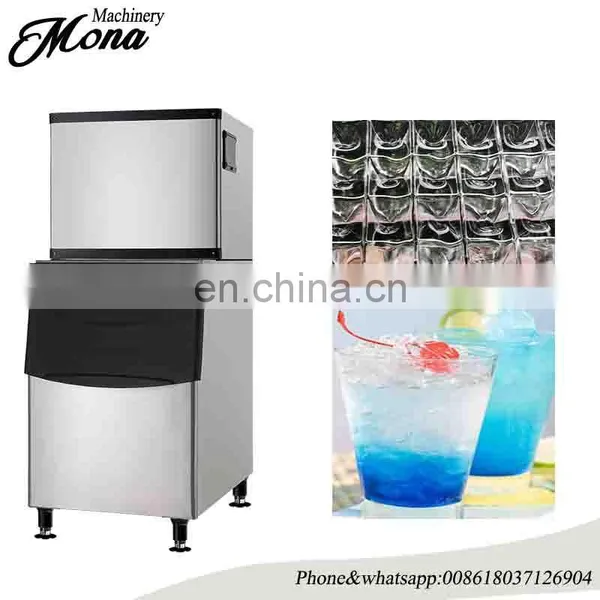 Commercial 39kg Stainless Steel Ice Cube Machine Ice Cube Maker photo-6