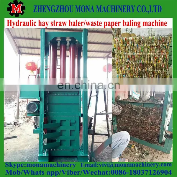 Semi Automatic Vertical Hydraulic Cardboard Baling Press Machine photo-5