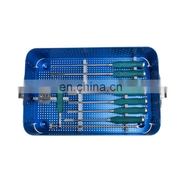 Excellent Quality Instrument Orthopedic PLIF Peek Cage & Lumbar Titanium Cage Instrument Set General Surgery Instrument Set photo-4