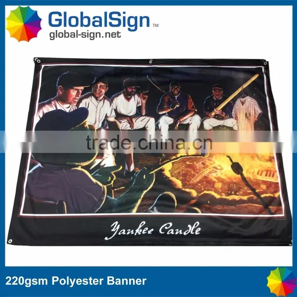 Advertising Knitted Polyester Banners With Pockets photo-5