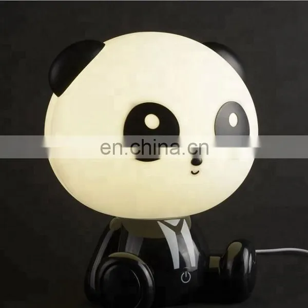 Plastic Panda Touch Table Lamp Usb Energy Saving Night Light Bedside Lamp photo-3