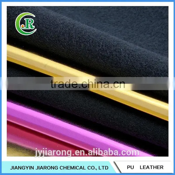 Metallic Patent Leather PU for Shoe and Bag photo-2