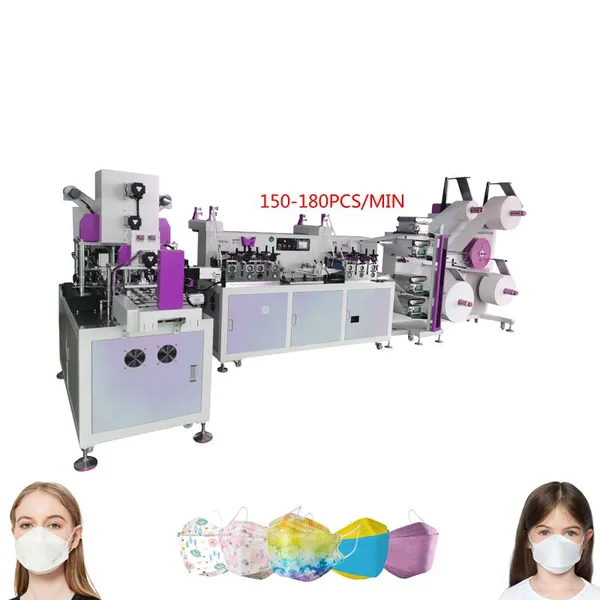 Korea Kf94 Mask Machine ManufacturerHigh-speed Kf94 Fish-shaped Mask Machine Korea Kf94 Mask Machine ManufacturerMade in China