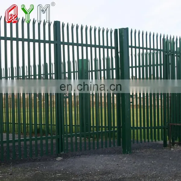 China Products High Quality Polymer Coated Vinyl Wrought Iron Palisade Fence photo-2