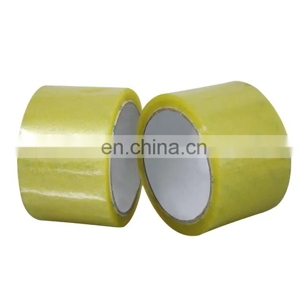 Bopp Tape Big Jumbo Roll Sealing Tape Yellow Color Packing Tape Transparent Waterproof photo-4