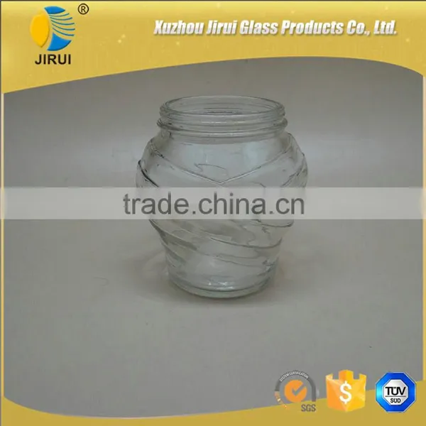 200ml Attractive Knight Shape Clear Glass Food Jar photo-4