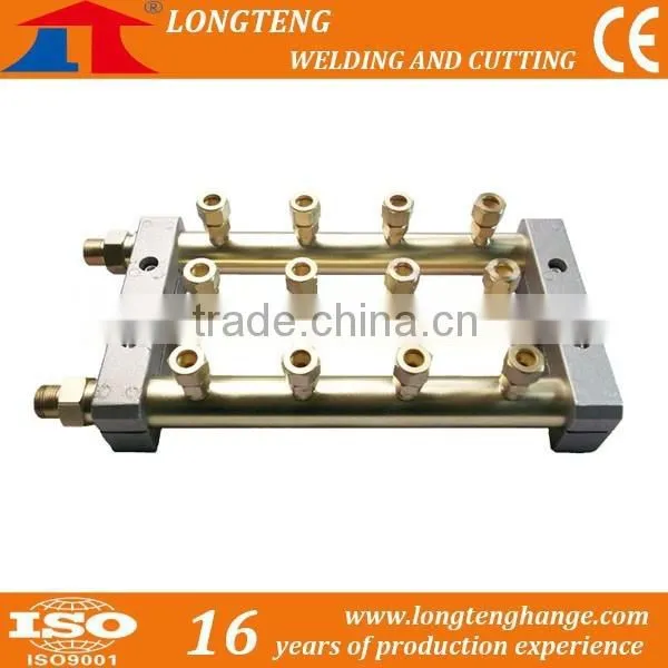 Brass Torch Gas Separation Panel, CNC Flame Cutting Machine Torch Gas Separation Panel