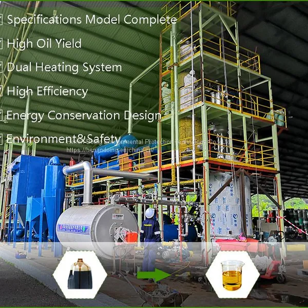 Used Engine Oils Recycling Waste Used Car Engines Oil Distillation To Diesel Recycling Refining Machine photo-2