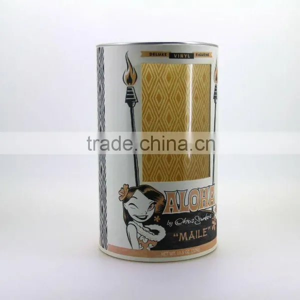 Fashion Paper Tube With PVC Show Window for Gifts Packaging photo-2