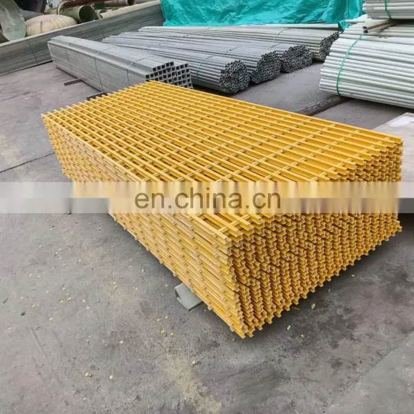 Heavy Duty Grate FRP/GRP Plastic Flooring Fire Resistant Fiberglass Pultruded Grating photo-5
