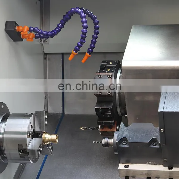 SHL400/250 Horizontal Cnc Torno Machines Slant Bed Lathe 8-station Servo Turret photo-4