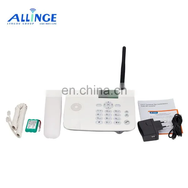 ALLINGE SDS1440 Customized Cheap Smart Telephone Desk Corded Fixed GSM Landline Phones Corded Telephones With Sim Card Slots photo-3