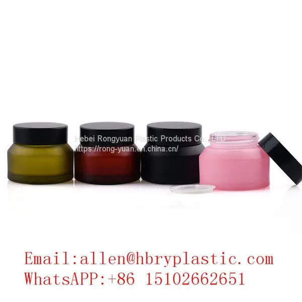 Wholesale Eco Friendly Body Scrub Containers and Packaging 20g 30g 50g Glass Ceramic Cream Body Oil Jars