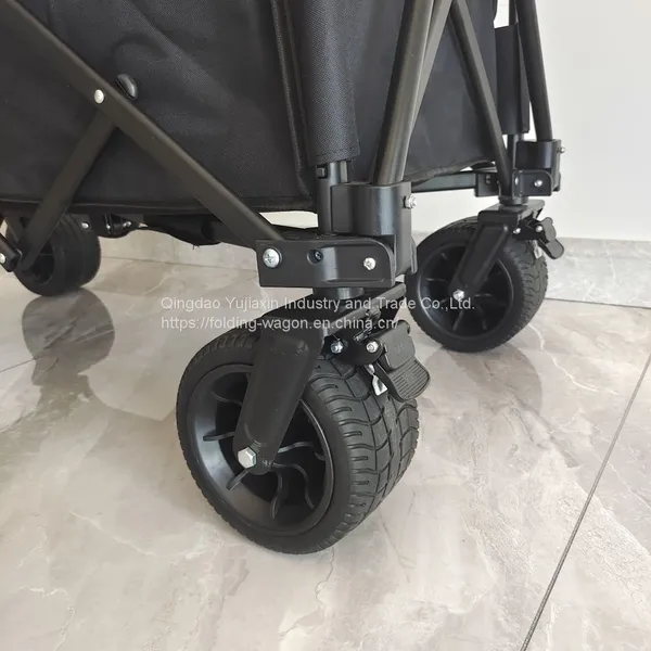 Hot Sale Folding Wagon Utility Beach Cart Outdoor Camping Wagon Collapsible Hand Trolley photo-5
