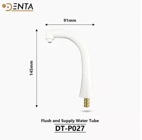 Dental Flush and Supply Water Tube Water Flow Pipe Flush Pipe Spittoon Cupping Gargle Tube Ceramic Pipe Plumbing For dental unit