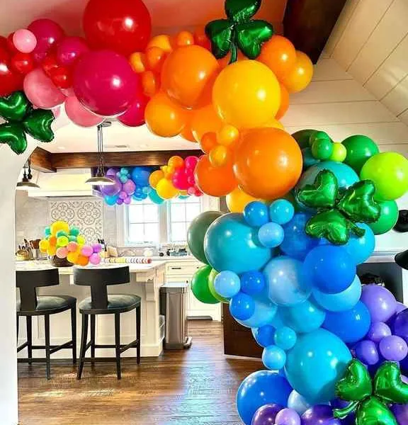 Factory Direct Custom Rainbow Balloons - 500+ Pcs, Printed Latex Balloons for Branded Party Distributors photo-4