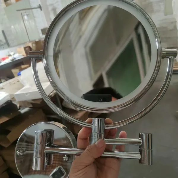 Customized Bear-shaped Mirror, Luxury and Unique-shaped Creative Smart Mirror, Bathroom LED Makeup Mirror, Wall-mounted Bathroom Mirror photo-1