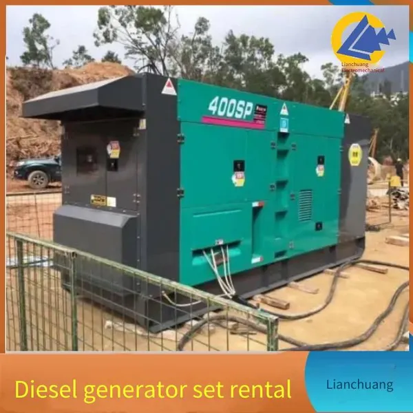 rental of 2000kw container noise-reducing diesel generators for events and performances with on-site installation
