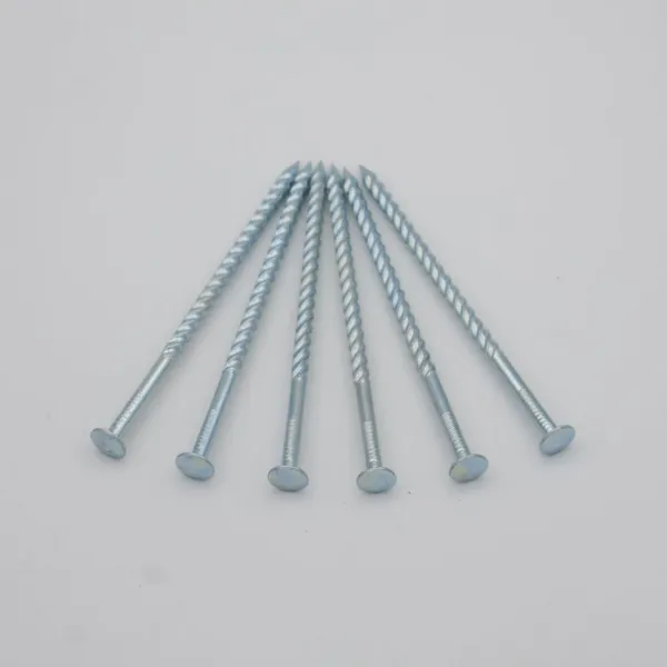 Galvanized Spiral Shank Deck Nails Q195 for Wooden Deck Construction photo-3