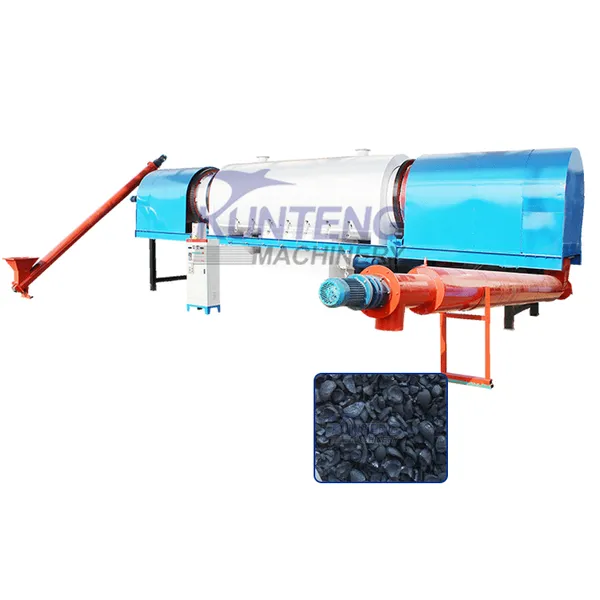 Coffee Grounds Bamboo Charcoal Carbonization Making Machine Equipment EPC