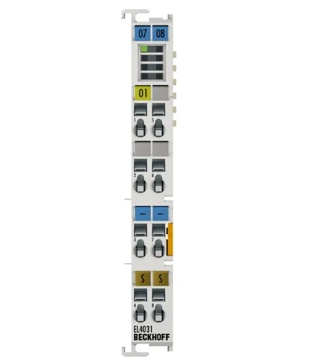 BECKHOFF EL4031 Терминал EtherCAT 1-канальный аналоговый выходной модуль ±10В 12-разрядный промышленный автоматизированный ввод-выходной терминал