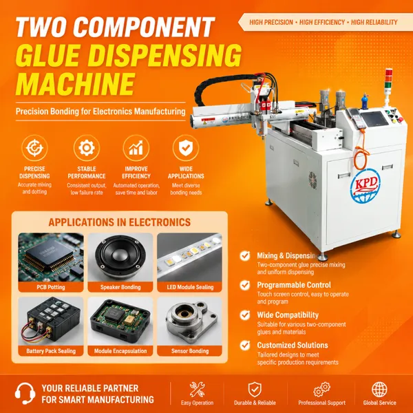 Two-Component Polyurethane Potting Adhesive Glue Dispensing Machinne Meter Mix Dispenser for New Energy Battery Potting / Charging Pile Potting photo-3