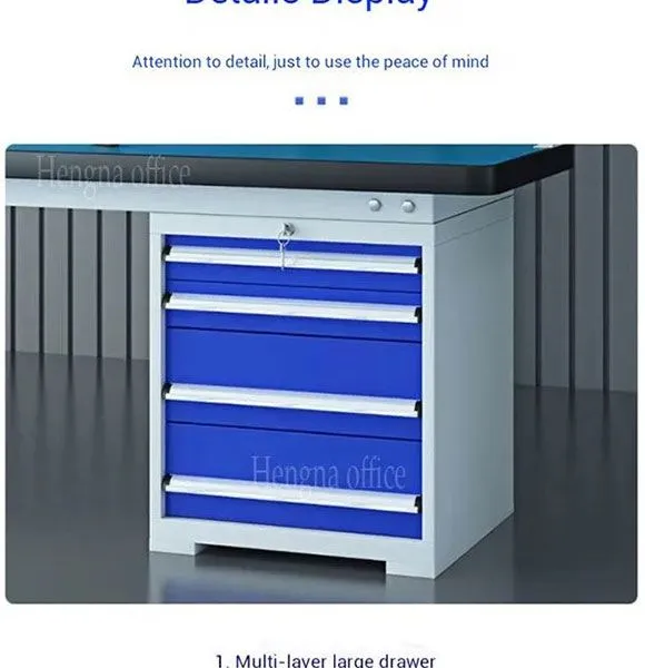 Modular Workbench System – 6 Config, 3 Top Options, Knock-Down Frame for Custom Workshop Layouts photo-3
