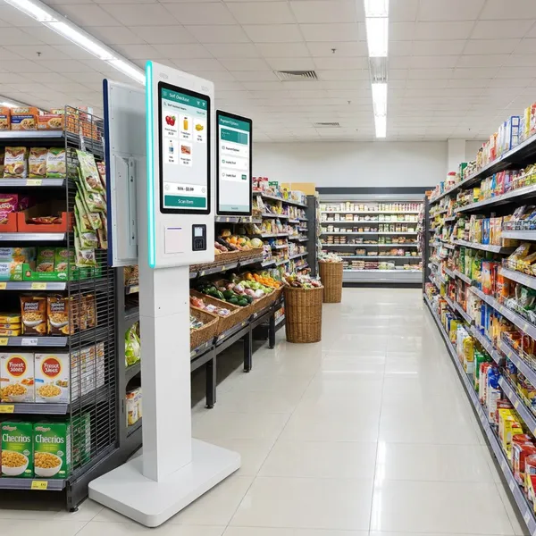 Aonpos APK05 Dual Screen Checkout Terminal 4GB RAM Checkout Terminal Retail Self-service Terminals For Convenience Stores photo-3