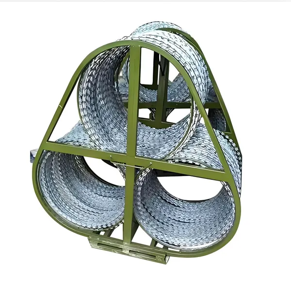 Durable Galvanized Blade Razor Barbed Wire for Prison Farm and Border Protection