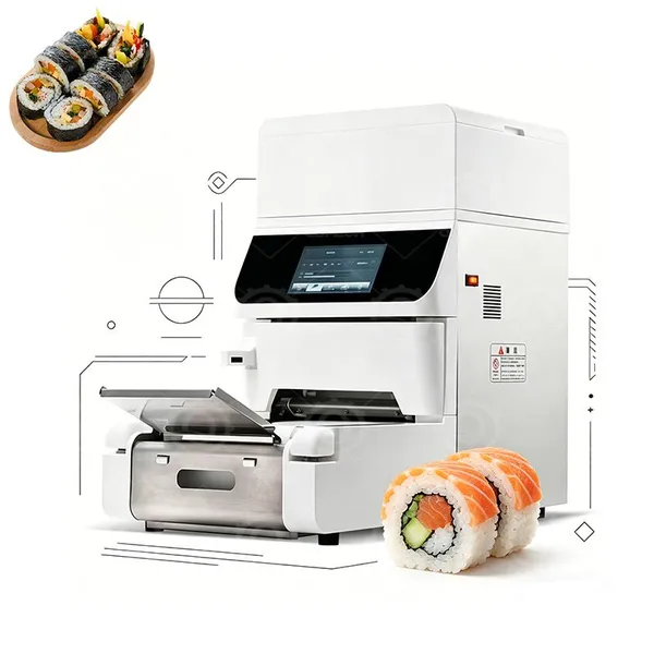 Touch Screen Optional QD-SRM Vollautomatische Sushi-Rollmaschine, Sushi-Macher-Formgerät für große Catering-Zentralküchen photo-3