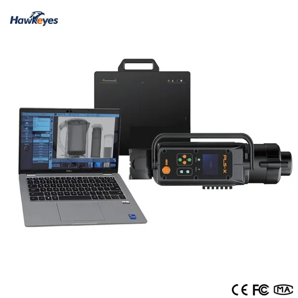 Hawkeyes-System 70KV Handheld Security Inspection System Portable X-ray Scanner China & GUA Origin for Outdoor Public Places
