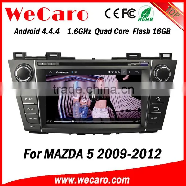 Wecaro WC-MZ8005 Android 4.4.4 Car Dvd Player for Mazda 5 2009 2010 2011 2012 Car Radio 3G Wifi Playstore photo-2