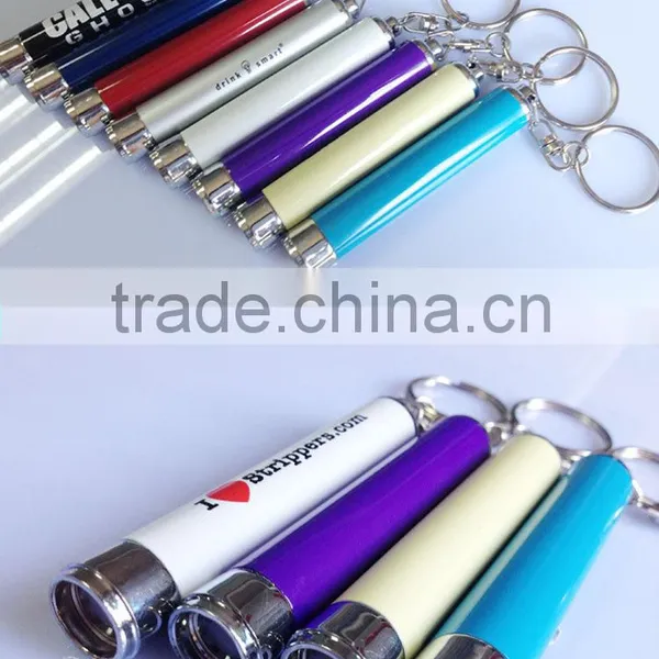 Led Custom Design Flashlight Project All Logo Keyring to Promotion photo-2