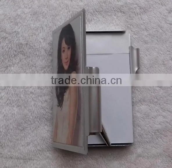 Whosale Diy custom Loose-leaf notebook with pen front covered sublimation print aluminum sheet