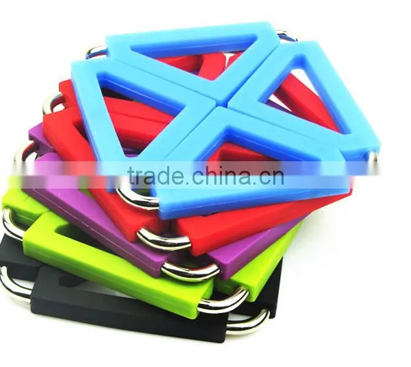 100% Eco-frifenly Silicone Foldable Coaster & Trivet / Custom Silicone Mat photo-6
