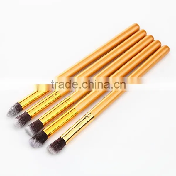 Pro 10pcs Makeup Cosmetic Blush Brush Eyebrow Foundation Powder Brushes Kit Set photo-5
