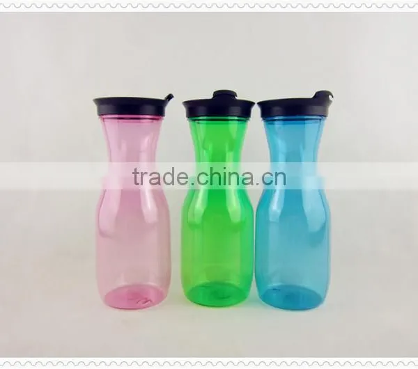 700ML Plastic Pitcher PET Flow Bottle BPA Free Milk Jar Customer Color