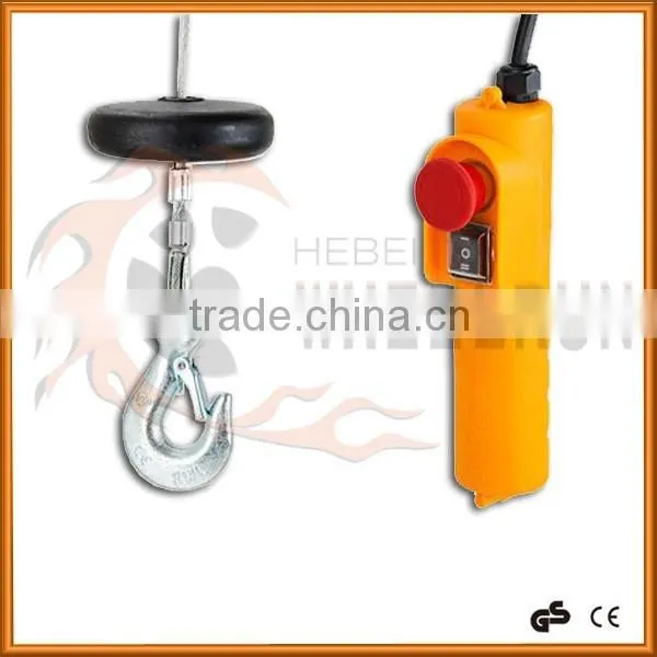Portable Lifting Equipment 220V PA1000 Mini Wire Rope Hoist photo-2