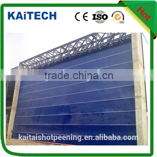 Kaitech Electric Sandblasting Room Flexble Door With CE Approved