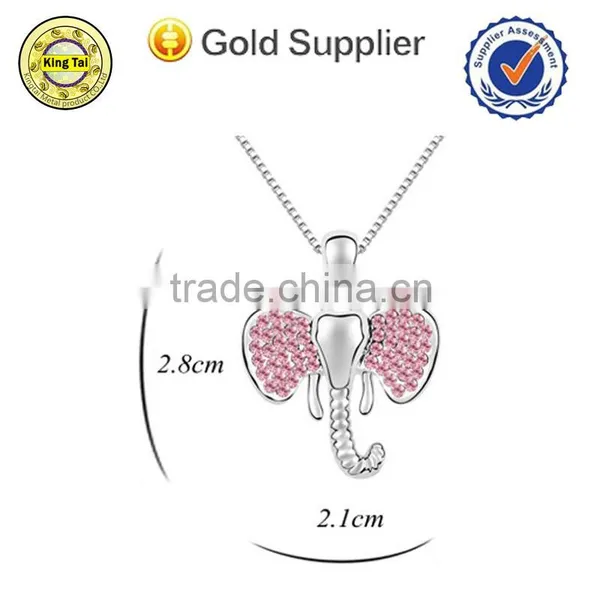 Fashionable Custom Diamond Color Cute Design Necklace Set photo-3