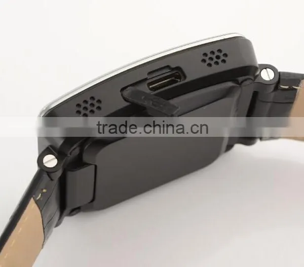 2015 Fashion P1 Capacitive Touch Bluetooth Smart Watch Phone Card Watch With Leather Watchband photo-6