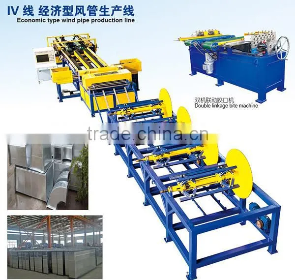 with easy and good preformance HAVC duct machine line, PLC control prodyction line for duct                        
                                                Quality Choice