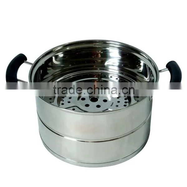 Multi-layer Stainless Steel Dim Sum Steamer Cooking Pot With Glass Lid as Seen on tv photo-4