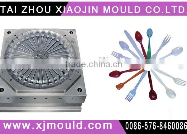Plastic Injection Fork and Knife Mold,Plastic Injection Spoon Knife and Fork Mold photo-6