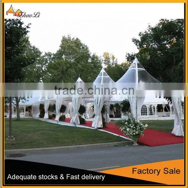 New Design Luxury Garden Gazebo With PVC White Wall Home Made Gazebo Design photo-2