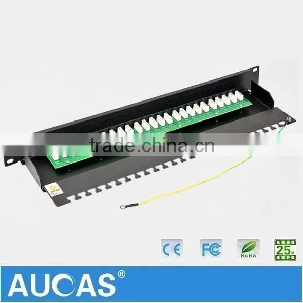 Taiwan Aucas Manufacture Telephone Voice RJ11 Patch Panel With Circuit Board Offer photo-2