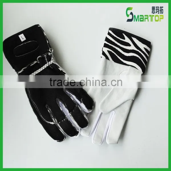 Fashion Zebra-stripe Custom Baseball Batting Gloves photo-5